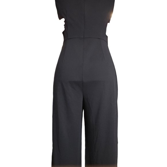 Maggy London 2 4 Black Yoli Jumpsuit‎ Jersey Knit Sleeveless Relaxed Leg - Picture 9 of 13